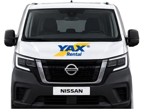 Camionnette YAX Rental vue de face